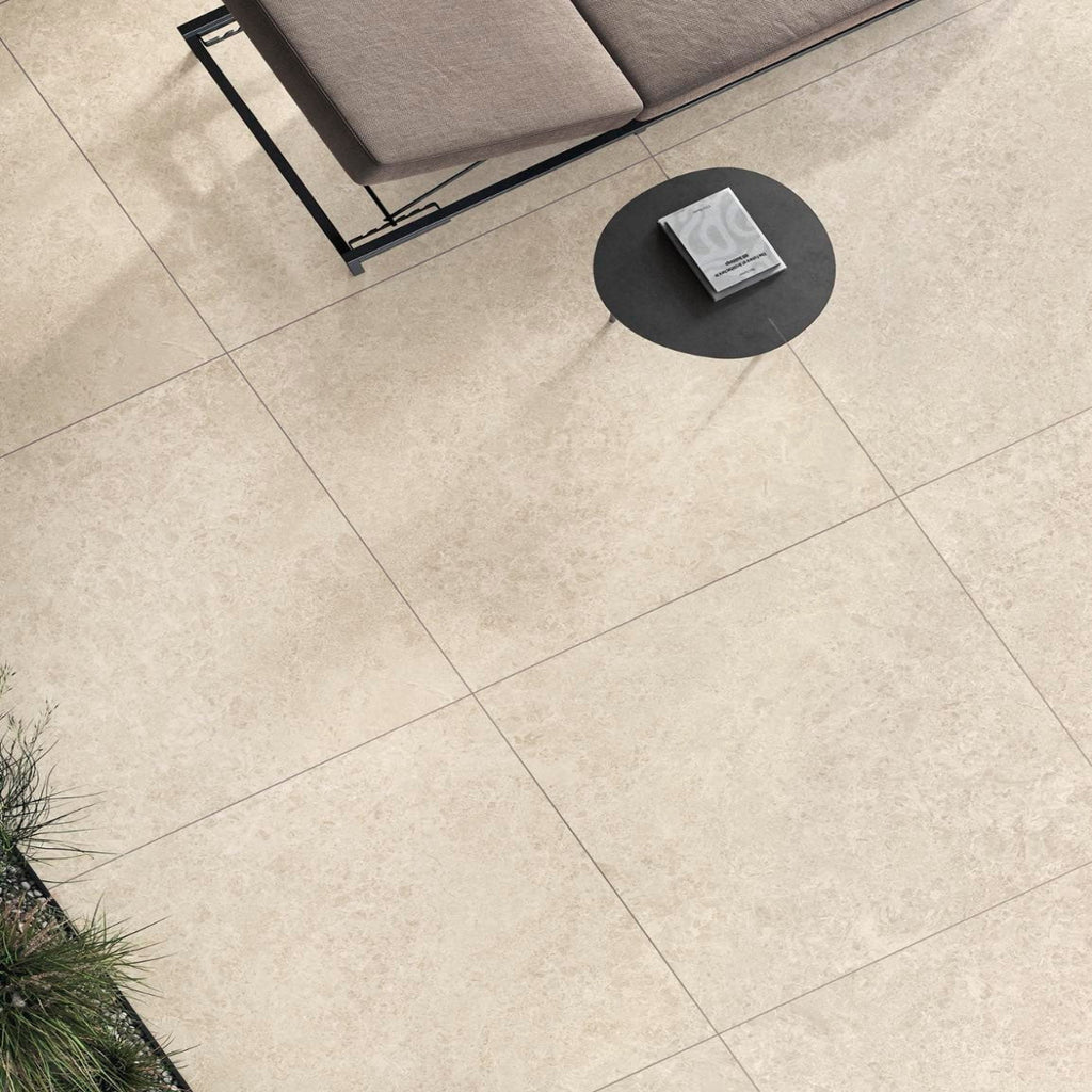 BLOOMING STONE | SUNNY BEIGE 48"x48"