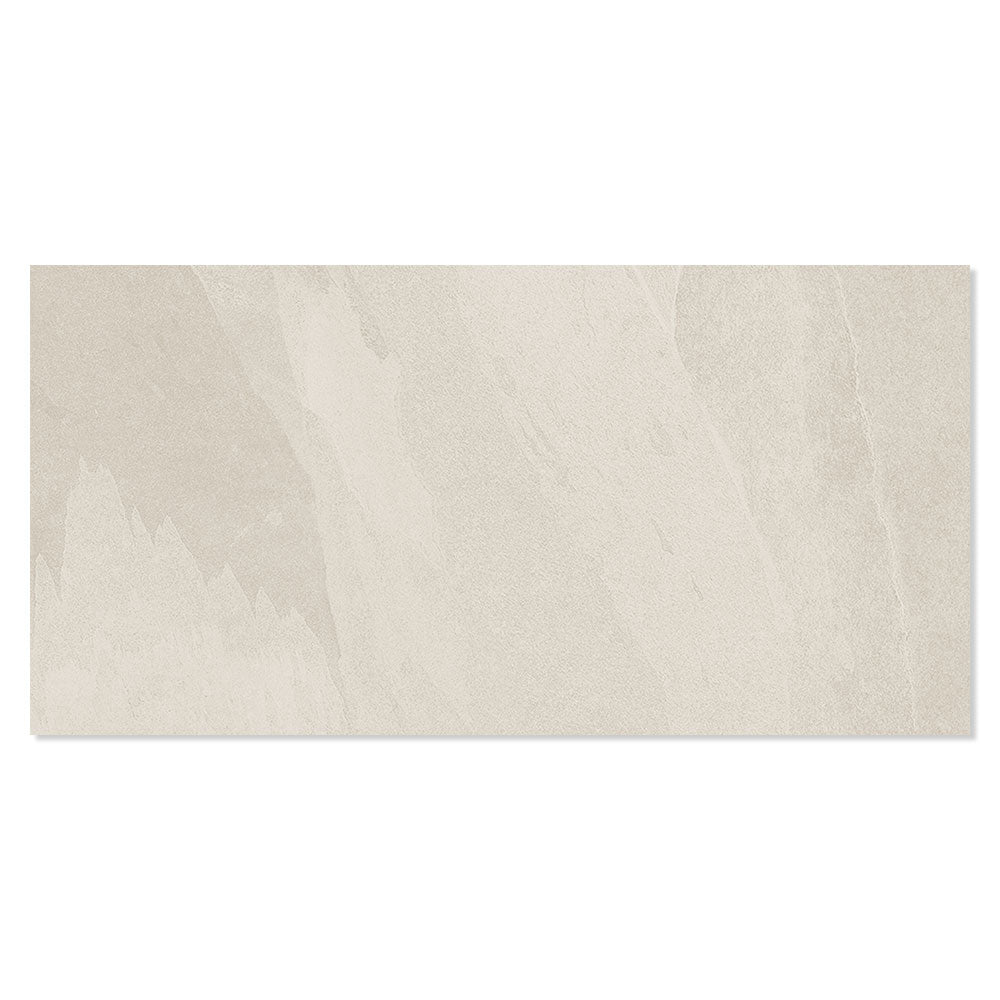 Brazilian slate storm beige - slate style pattern on porcelain tile with greyish beige color